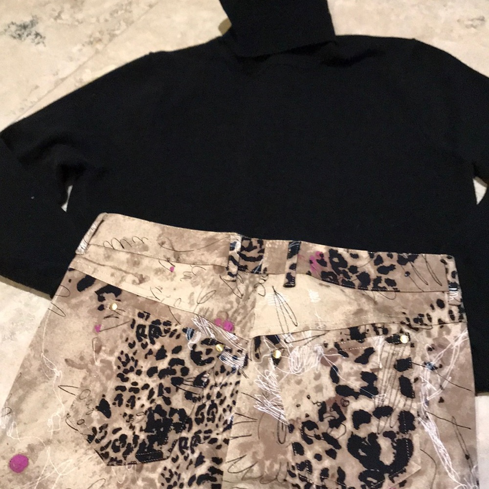 Leopard jeans - Picture 7 of 8